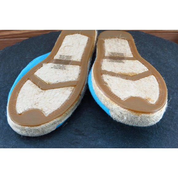 Cushion Walk by Avon Size 6 M Round Toe Blue Mule Fabric Women - Picture 7 of 7